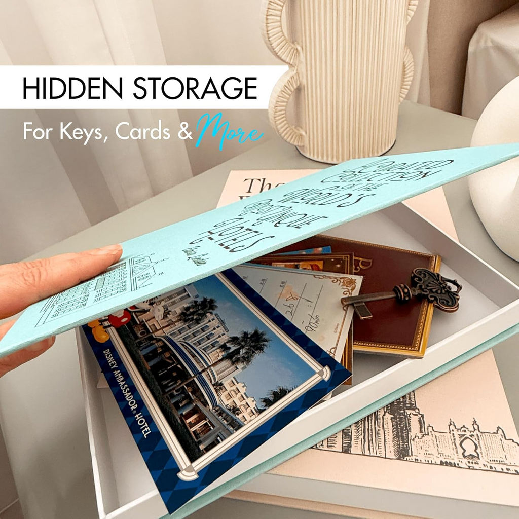 Decorative Books – Travel & Wanderlust (Set of 2) | Hidden Storage Book Décor