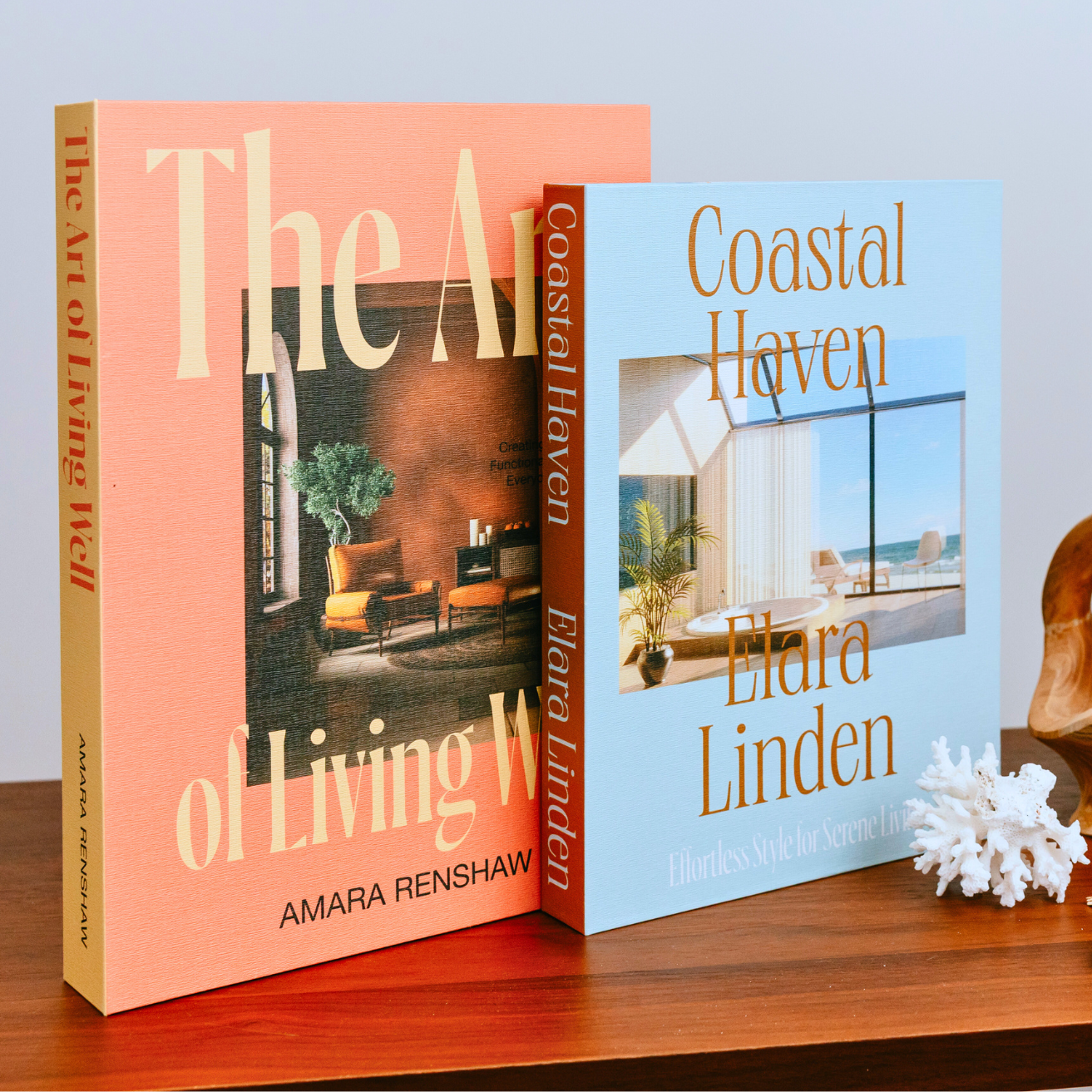Decorative Books – Home & Living (Set of 2) | Hidden Storage Book Décor-1