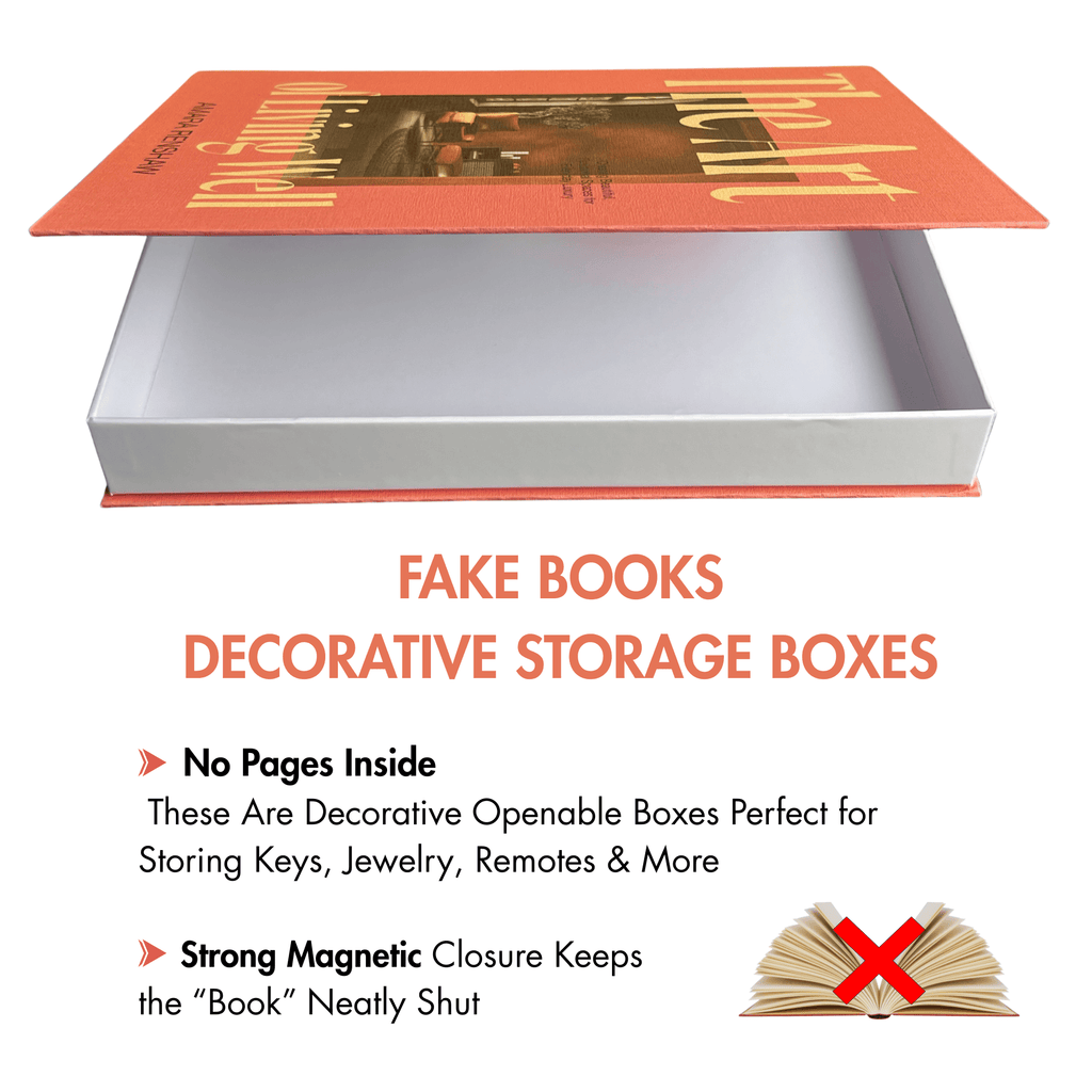 Decorative Books – Home & Living (Set of 2) | Hidden Storage Book Décor