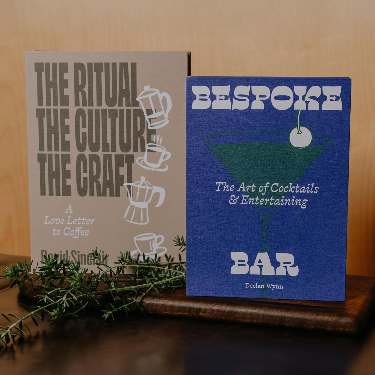 Decorative Books – Cocktail & Coffee (Set of 2) | Hidden Storage Book Décor-1