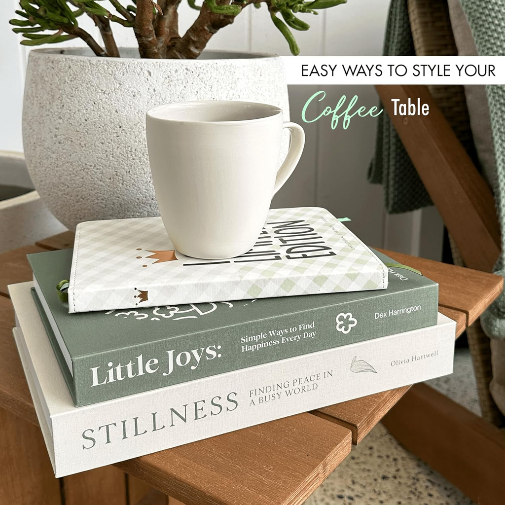 Decorative Books – Mindfulness & Stillness (Set of 2) | Hidden Storage Book Décor