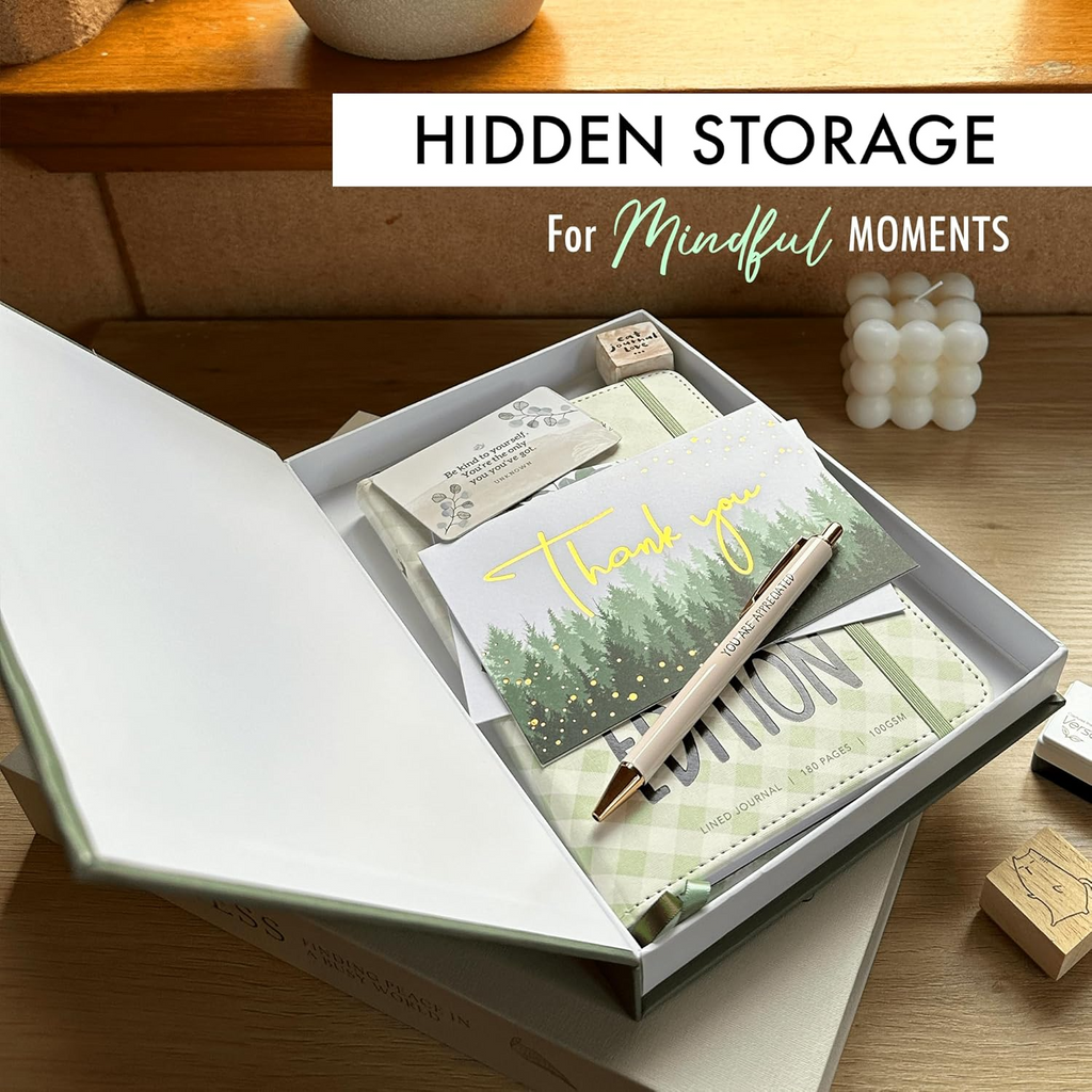 Decorative Books – Mindfulness & Stillness (Set of 2) | Hidden Storage Book Décor