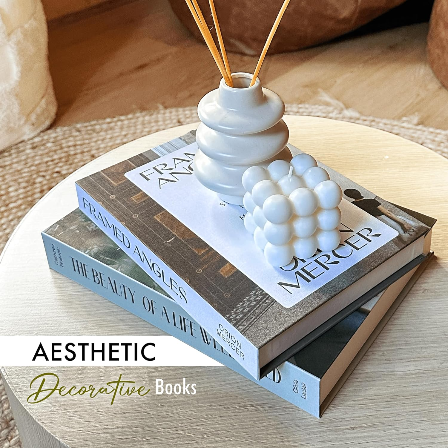Decorative Books – Photography & Lifestyle (Set of 2) | Hidden Storage Book Décor-3
