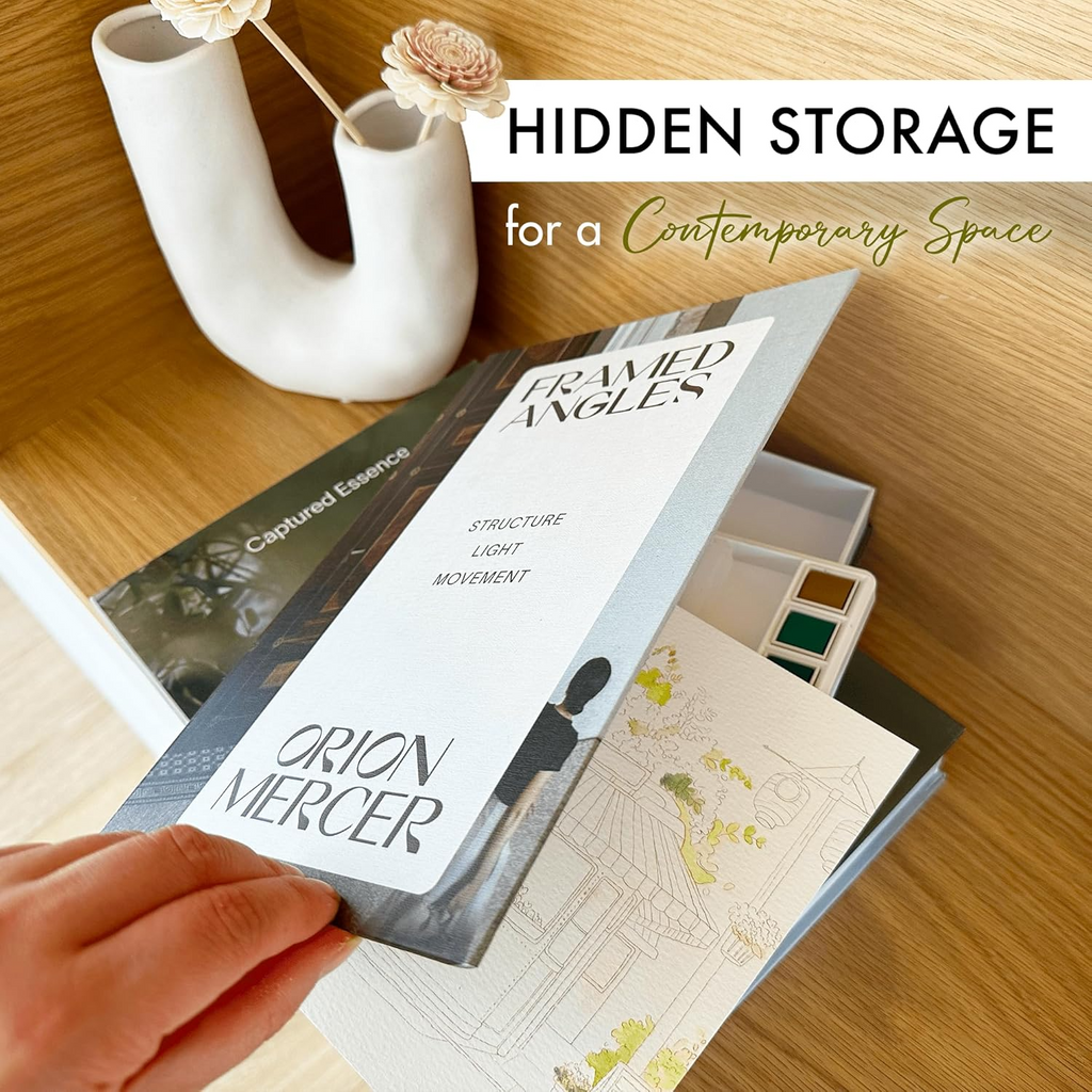 Decorative Books – Photography & Lifestyle (Set of 2) | Hidden Storage Book Décor