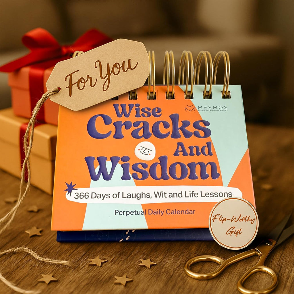 Funny Wisecracks & Wisdom Calendar | 366 Days of Laughs & Life Lessons | Perpetual Daily Calendar