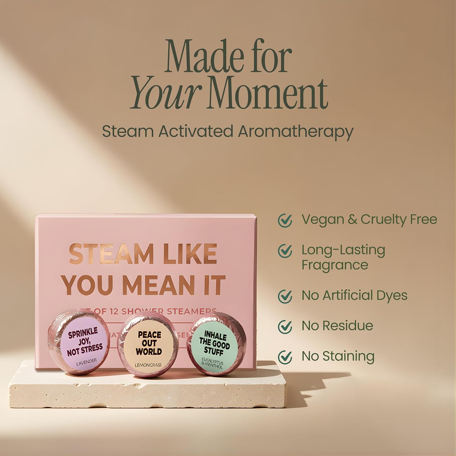 Shower Steamers | 5-Minute Spa Reset | Self-Care Series 12-Pack-9