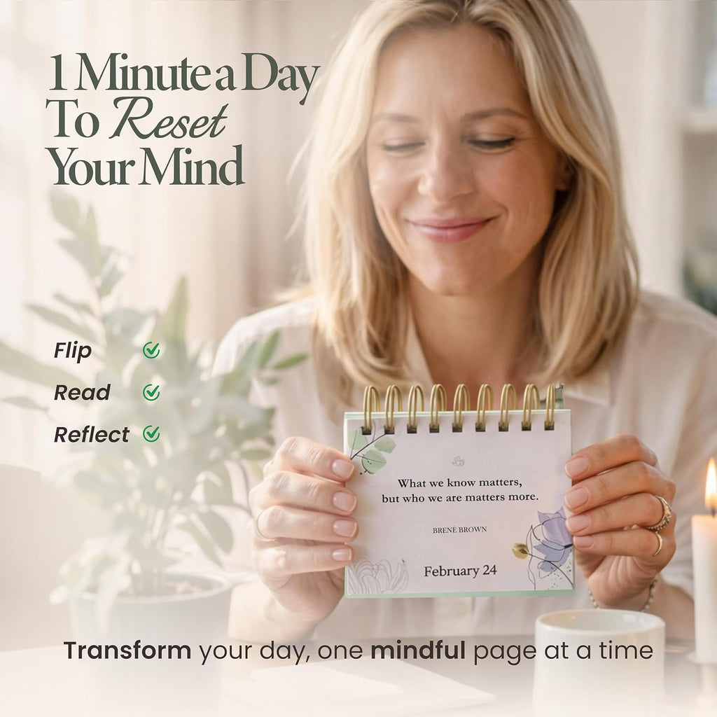 Mindfulness Daily Calendar | 366 Days of Self-Care & Inspiration | Perpetual Daily Calendar