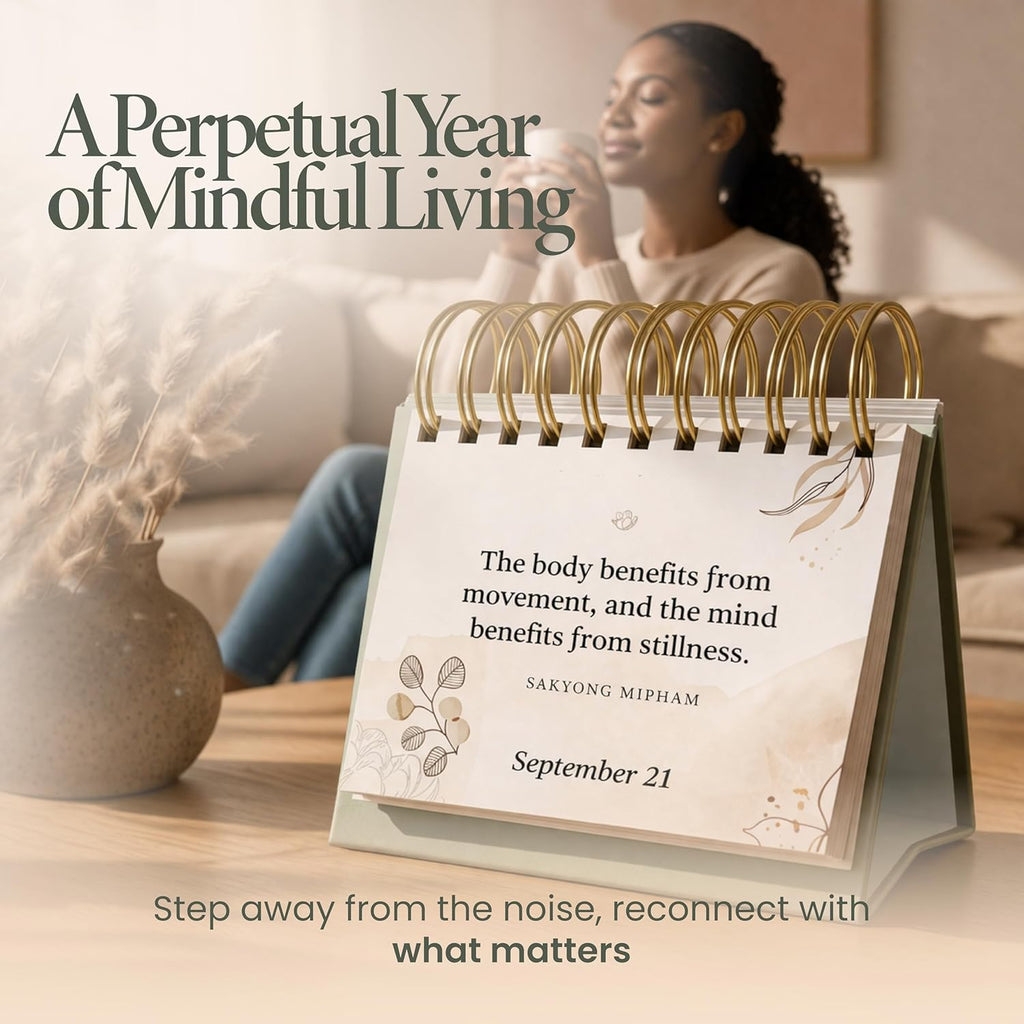 Mindfulness Daily Calendar | 366 Days of Self-Care & Inspiration | Perpetual Daily Calendar